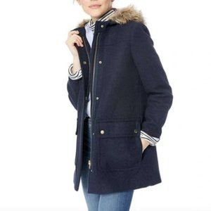 J. Crew Vail Parka Navy Blue Size 4